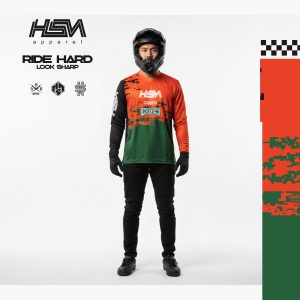 Jersey DOWNHILL MTB HSNstrike 004 Bisa custom logo,nama dll.