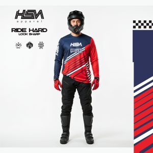Jersey DOWNHILL MTB HSNstrike 005 Bisa custom logo,nama dll. (salin)