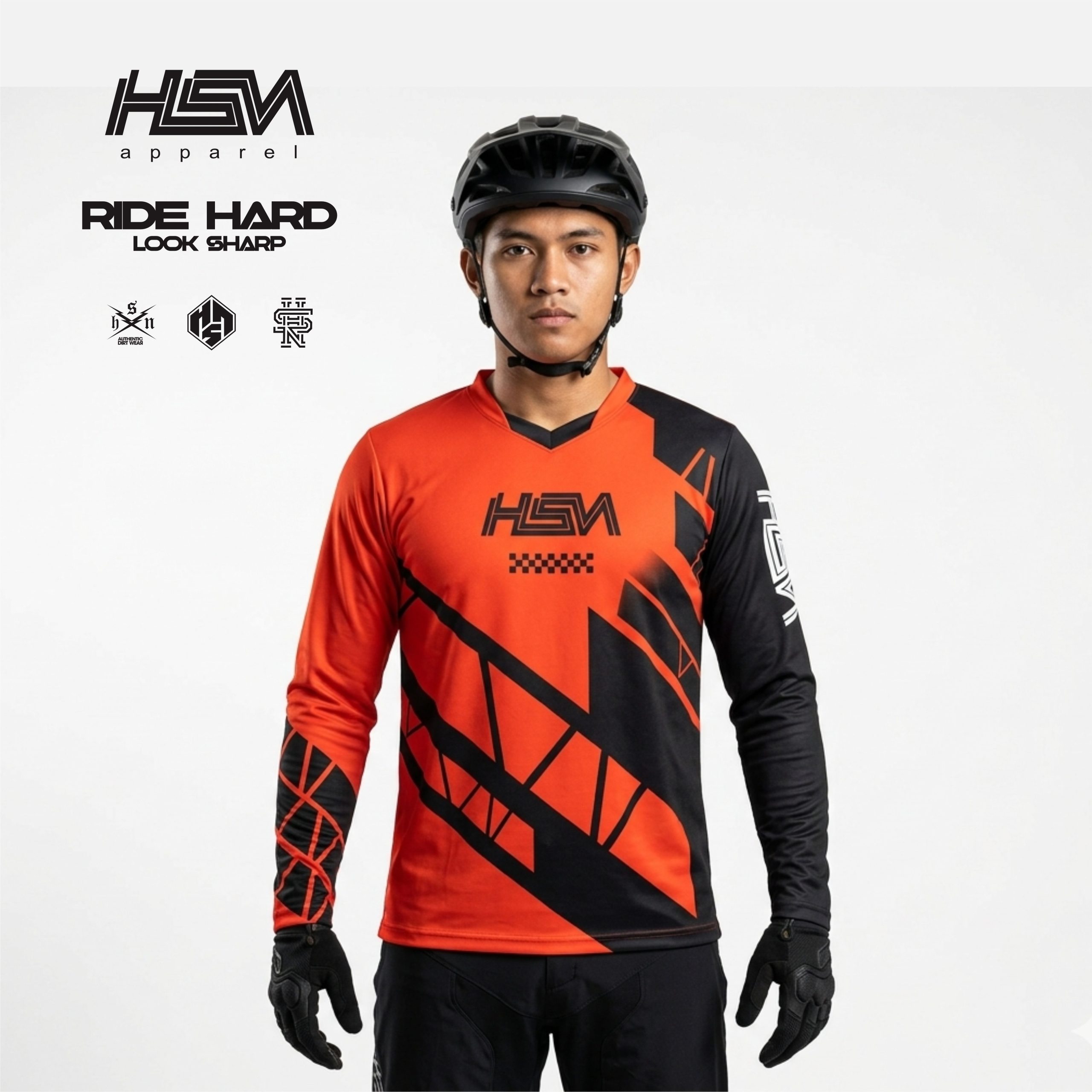 Jersey DOWNHILL MTB HSNstrike 014 Bisa custom logo,nama dll.