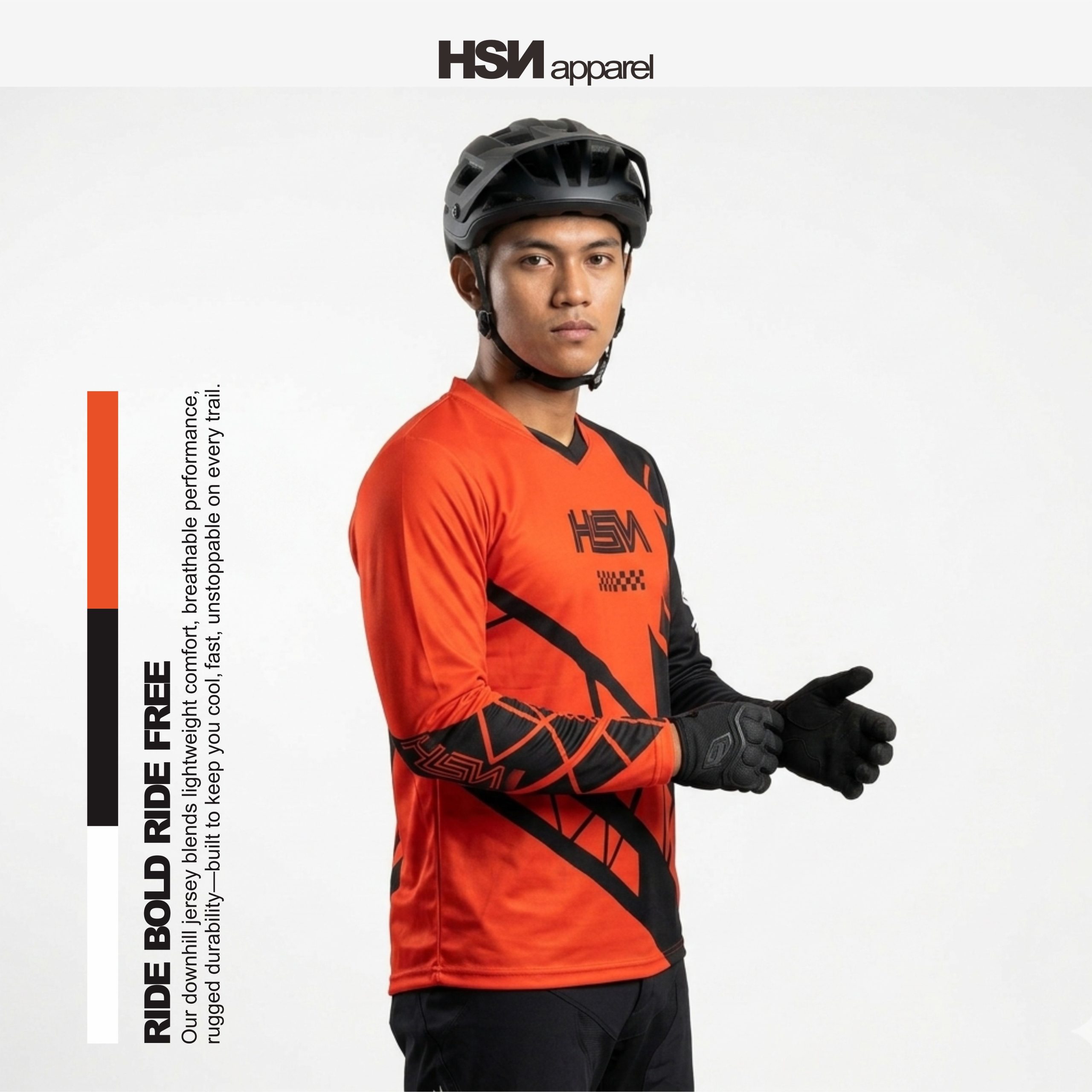 Jersey DOWNHILL MTB HSNstrike 014 Bisa custom logo,nama dll. - Gambar 2