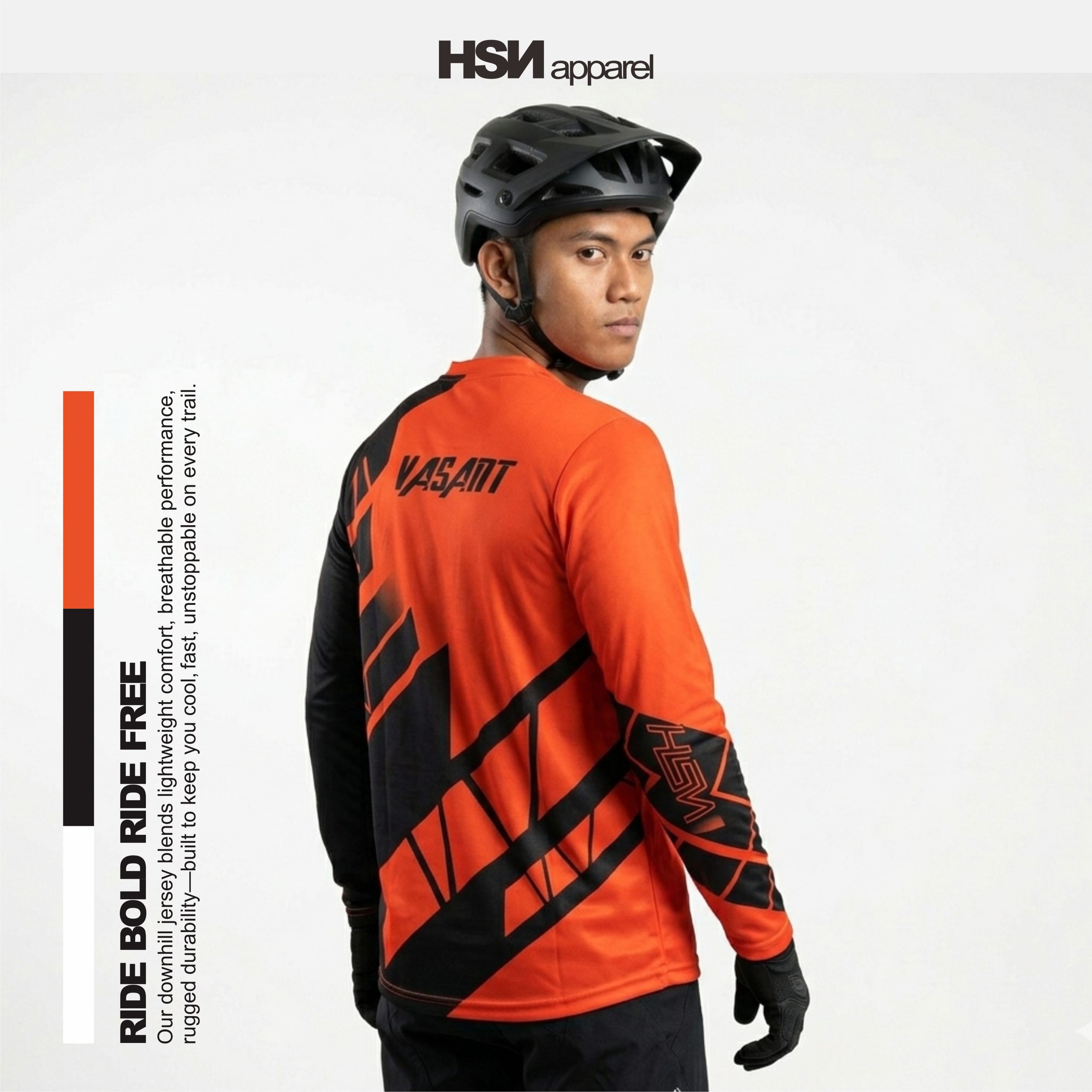Jersey DOWNHILL MTB HSNstrike 014 Bisa custom logo,nama dll. - Gambar 3