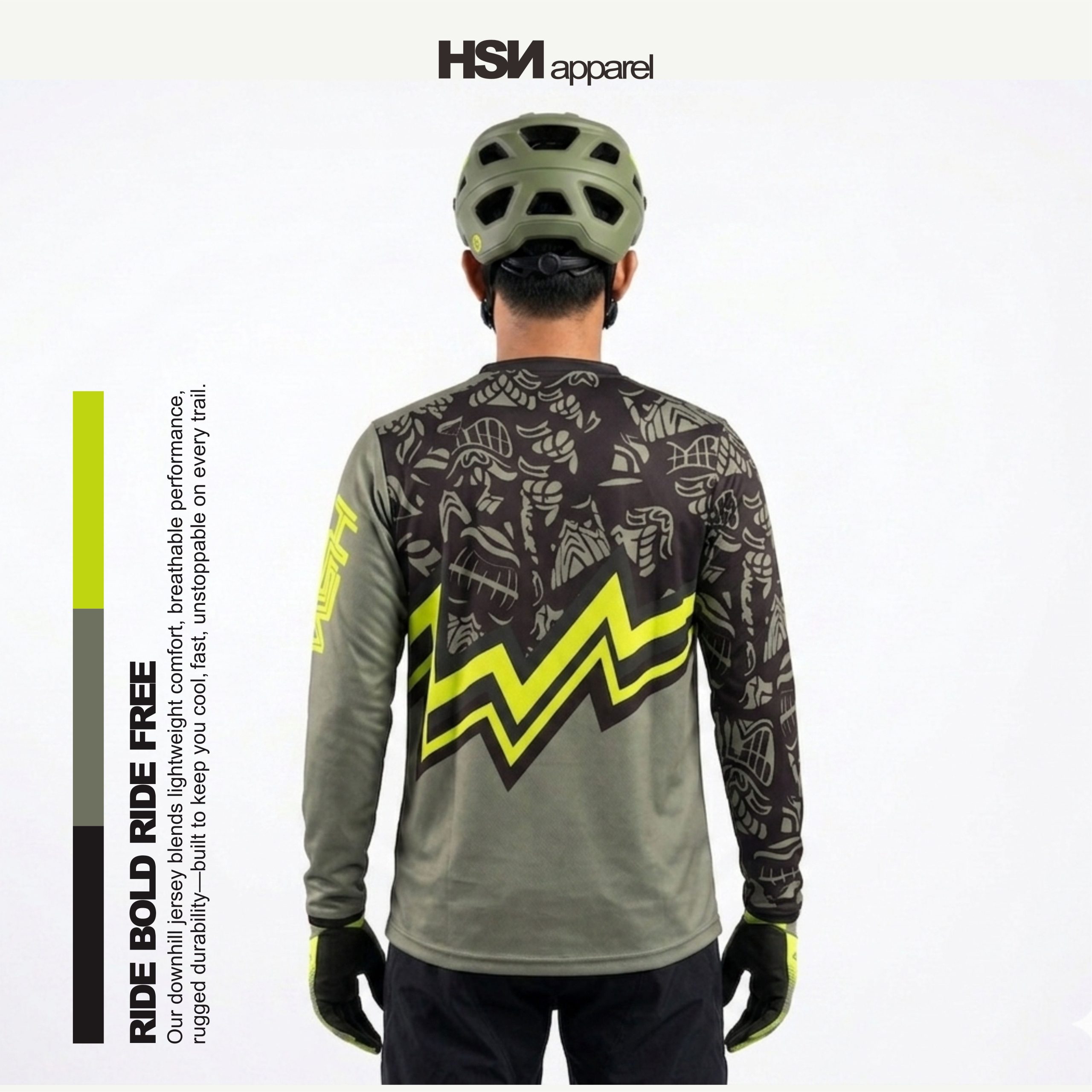 Jersey DOWNHILL MTB HSNstrike 016 Bisa custom logo,nama dll. - Gambar 4