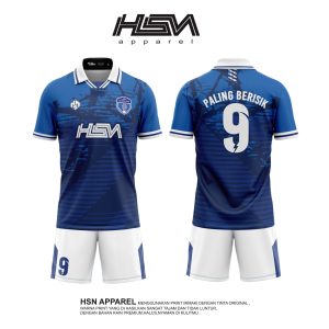 Jersey HSNSHOT 005 SOCCER ,FUTSAL SET KERAH POLO Bisa custom logo,nama dll.
